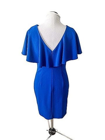 Calvin Klein Cape Cocktail Dress Cocktail Dress (view 2)