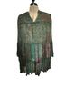 Young Threads Floral Green Blouse Size XL - photo 1