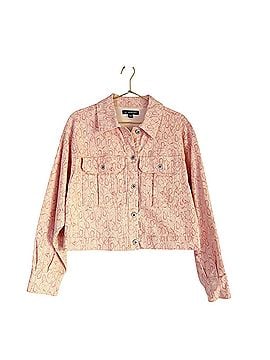 INC International Concepts Ella Snake Print Denim Jacket (view 2)