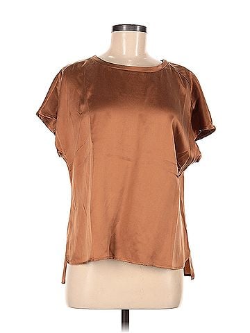 Pure Collection Pure Collection Short Sleeve Silk Top (view 1)