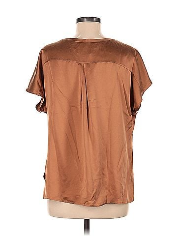 Pure Collection Pure Collection Short Sleeve Silk Top (view 2)