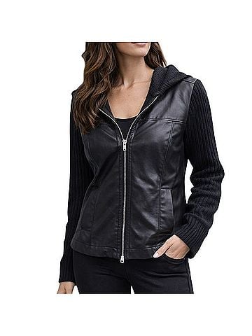 INC International Concepts Leather Jacket (view 1)