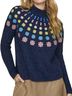 Boden 50% Polyester 50% Acrylic 100% Alpaca Blue Casual Sweaters Size 2 - photo 2