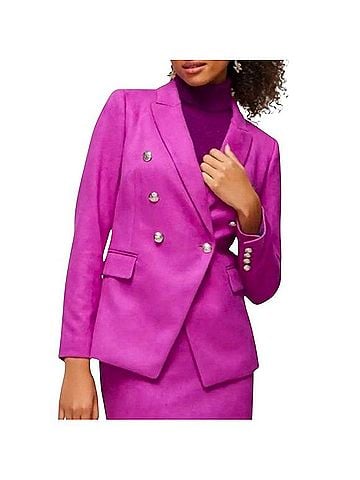 White House Black Market Ultra Suede Studio Blazer Blazer (view 1)