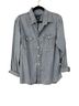 Old Navy Light Wash Denim Button-Up Shirt Long Sleeve Button-Down Shirt - photo 1