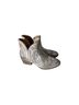 Sterling River Floral Silver Boots Size 7 1/2 - photo 2