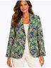 J. McLaughlin Floral Multi Color Blazer Size M - photo 6