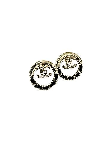 Chanel CHANEL Coco Mark Motif Earrings, GP Gold, 51540 (view 1)