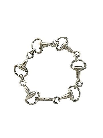 Gucci GUCCI Horsebit Bracelet, Tom Ford Era, Sterling Silver 925 Chain Bangle Accessory, 12437 (view 1)