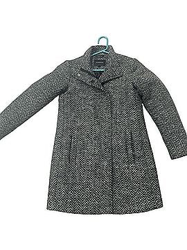Banana Republic Funnel Neck Chevron Pattern Coat Coat (view 1)