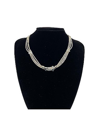 Tiffany & Co. TIFFANY&amp;Co. Tiffany Vintage T-Rope 4-Strand Chain Necklace, Sterling Silver 925, Accessory, 203-9 (view 2)