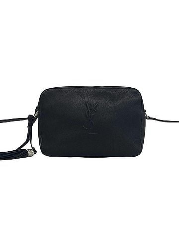 Yves Saint Laurent YVES SAINT LAURENT YSL Cassandra Logo Leather Black Shoulder Bag 31578 (view 1)