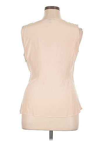 St. John St. John Sleeveless Silk Top (view 2)