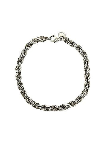 Tiffany & Co. TIFFANY&amp;Co. Tiffany Twist Rope Bracelet, Sterling Silver 925, 18K Yellow Gold, Accessory, Silver, Item Number 38881 (view 1)