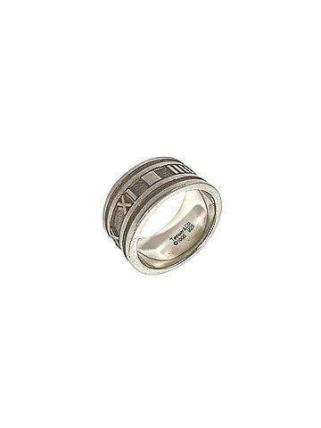 Tiffany & Co. TIFFANY&amp;Co. Tiffany Vintage Atlas Wide Ring, Sterling Silver 925, Men's Accessory, 35733 (view 1)