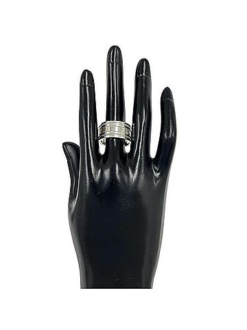 Tiffany & Co. TIFFANY&amp;Co. Tiffany Vintage Atlas Wide Ring, Sterling Silver 925, Men's Accessory, 35733 (view 2)
