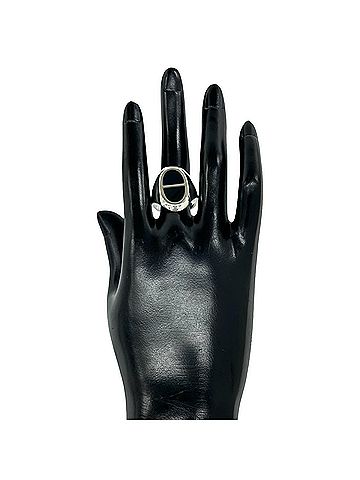 Hermès HERMES Verso Ring, Sterling Silver 925, Size #57, Accessory, Item Number 29059 (view 2)