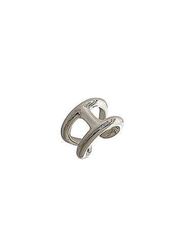 Hermès HERMES Osmo's GM Ring, Sterling Silver 925, Size #58, Accessory, Item Number 24588 (view 1)