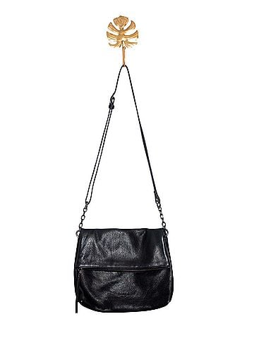 Margot Foldover Leather Crossbody Bag (view 1)