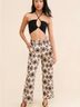 Thinking Mu Floral Multi Color Casual Pants Size L - photo 6