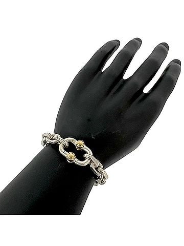 Tiffany & Co. TIFFANY&amp;Co. Tiffany Vintage Makers Bracelet, Sterling Silver 925, 18K Yellow Gold 750YG, Accessory, Item Number 12264 (view 2)