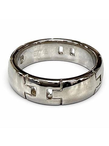 Hermès HERMES Ever Hercules Ring 750 (WG) White Gold Ring, Weight 5.83g, Women's (view 1)