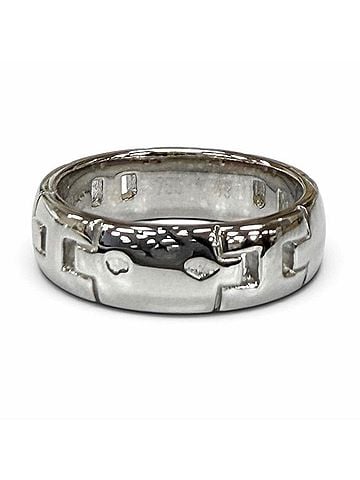Hermès HERMES Ever Hercules Ring 750 (WG) White Gold Ring, Weight 5.83g, Women's (view 2)