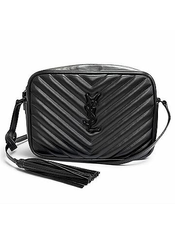 Yves Saint Laurent Yves Saint Laurent SAINT LAURENT PARIS 612544 Lou Camera Bag, Logo Hardware, Tassel Charm, Quilted Leather Shoulder Black, Made in Italy, Women's, with Dust Bag. (view 1)