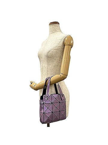 Issey Miyake BAOBAO ISSEY MIYAKE BB33AG610 CARAT Mini Handbag, Purple, Made in Japan, Authentic, Women's. (view 2)
