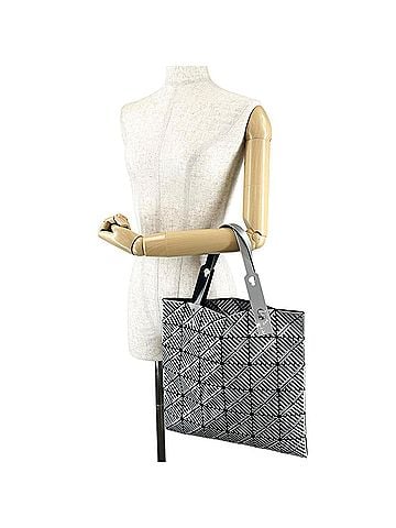 Issey Miyake BAOBAO ISSEY MIYAKE BB81-AG831 Rare Design Tote Bag, Silver, Made in Japan, Authentic, Women's (view 2)
