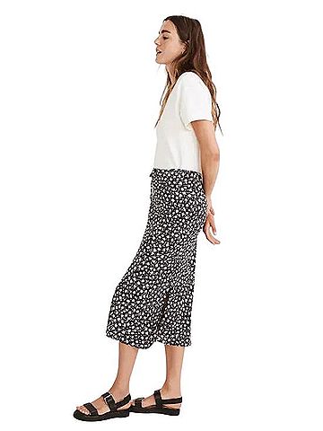 Madewell Drawstring Midi Slip Skirt Casual Skirt (view 2)