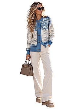 Dale of Norway Fair Isle Wool Cardigan (view 1)