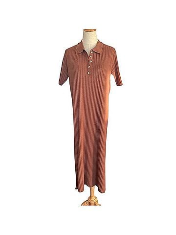 Crescent Ribbed Sweater Dress Casual Dress (view 1)
