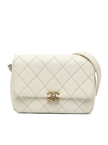 Chanel Small Quilted Caviar Chain Melody Flap (view 1)