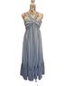 Petal Roz Stripes Blue White Wool Dress Size M - photo 1