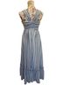 Petal Roz Stripes Blue White Wool Dress Size M - photo 2