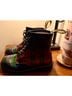 Dr. Martens 100% Leather Plaid Multi Color Boots Size EU 39 - photo 4