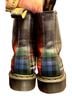 Dr. Martens 100% Leather Plaid Multi Color Boots Size EU 39 - photo 2
