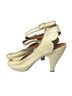 Chie Mihara 100% Leather Multi Color Ivory Heels Size 9 1/2 - photo 1