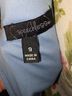 Speechless Floral Blue Gold Cocktail Dress Size 9 - photo 3