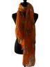 Amazonas 100% Polyester Floral Graphic Orange Scarf One size - photo 1