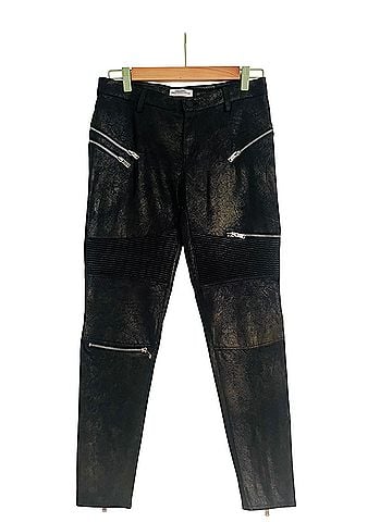 Zara Faux Leather Pants (view 1)