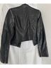 Bebe 100% Leather Solid Black Jacket Size XS - photo 5