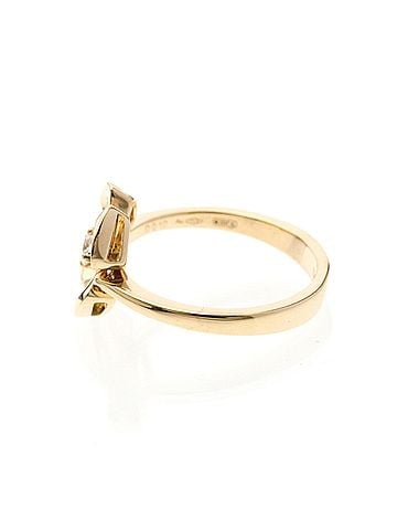 Bvlgari Bvlgari Fiorever Ring 1P Diamond Pink Gold (18K) Fashion Diamond Band Ring Pink Gold (view 2)