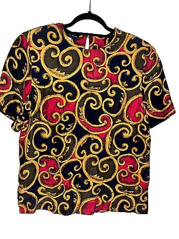 August Silk Short Sleeve Blouse (view 1)