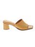 Bruno Premi Yellow Block Heel Slide Sandal Sandals - photo 1