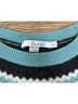 Boden 100% Wool Fair Isle Blue Teal Pullover Sweater Size 4 - photo 3