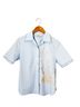 Tory Burch Blue Short Sleeve Button-Down Shirt Size 2 - photo 1