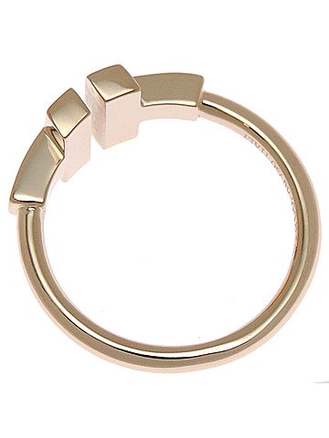Tiffany & Co. Tiffany &amp; Co. 750PG Mother-of-Pearl T-Wire Women's Ring (64027239) 750 Pink Gold (view 2)