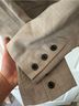 Banana Republic 40% Wool 33% Polyester 25% Viscose 2% Spandex 100% Acetate Tan Blazer Size 10 - photo 4